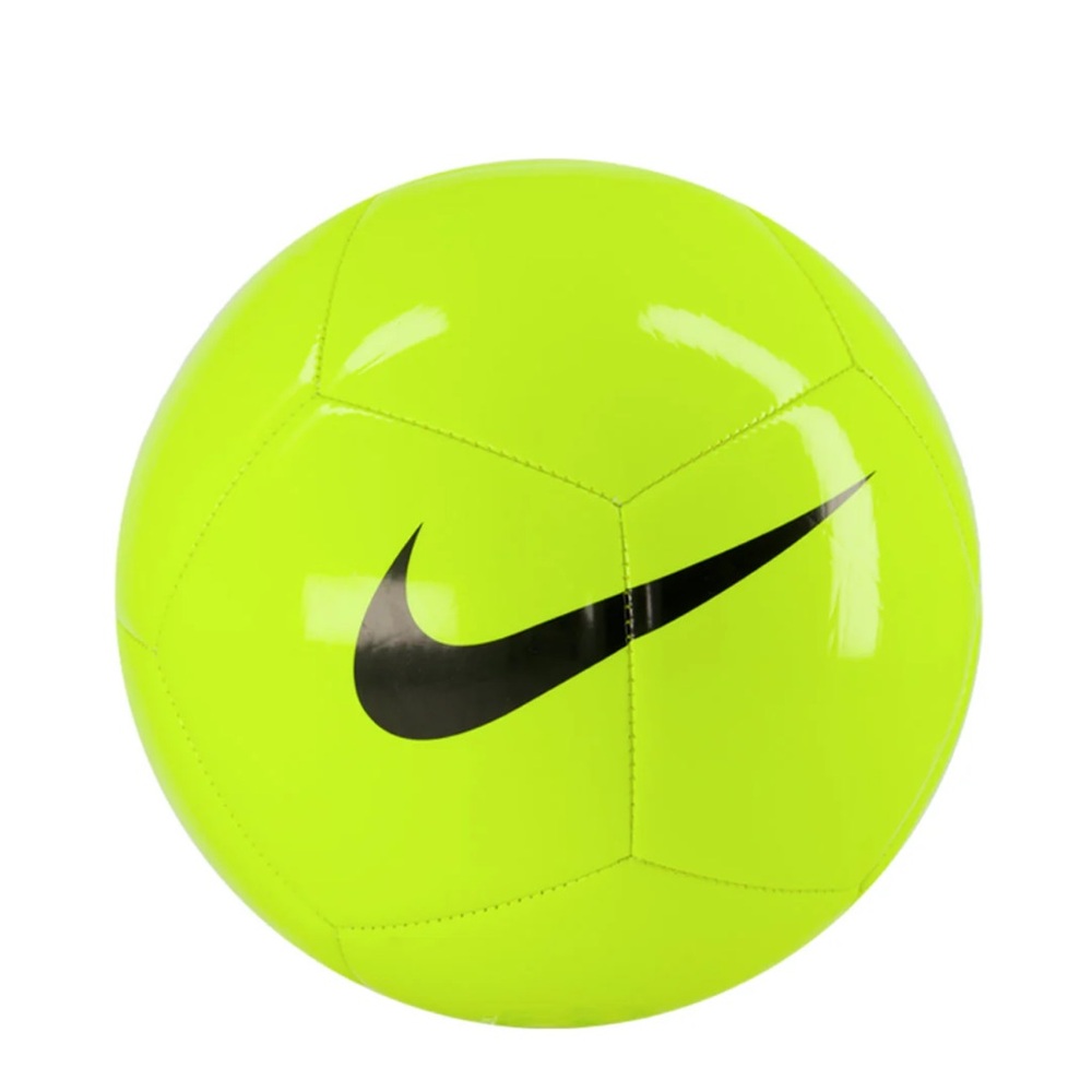 Nike High-Vis Yellow Soccer Ball with Black Swoosh size 5